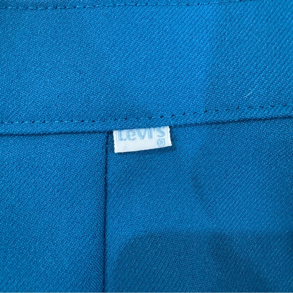 Levi’s Vintage Bend Over Pants Women’s 26 •‎ 1970s High Waist Trousers Blue - Picture 5 of 7